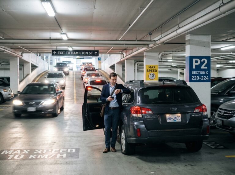 Stuck in a Yaletown Parkade