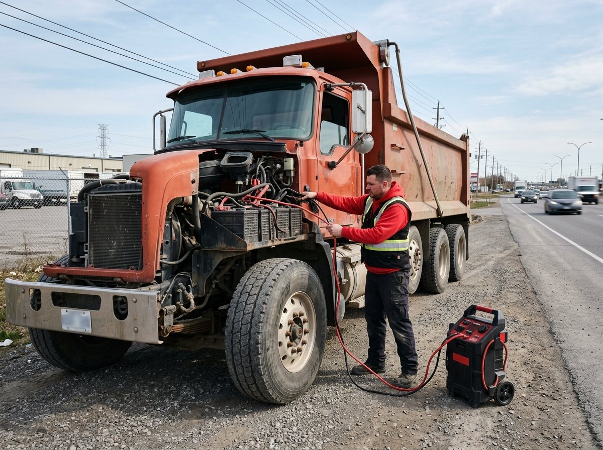 Heavy Vehicle Battery Boost Services​​