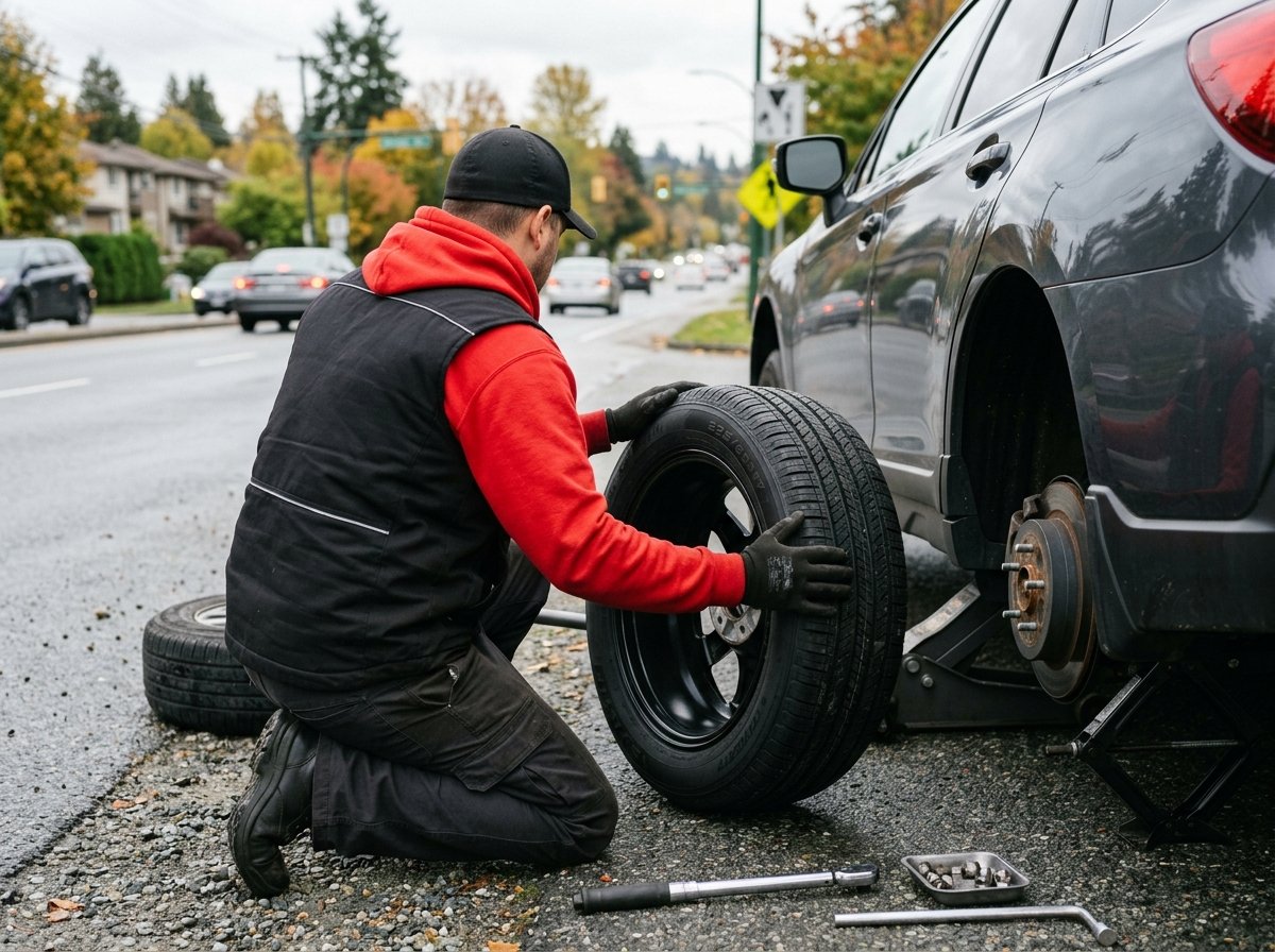 Mobile Tire Change Services in Burnaby BC