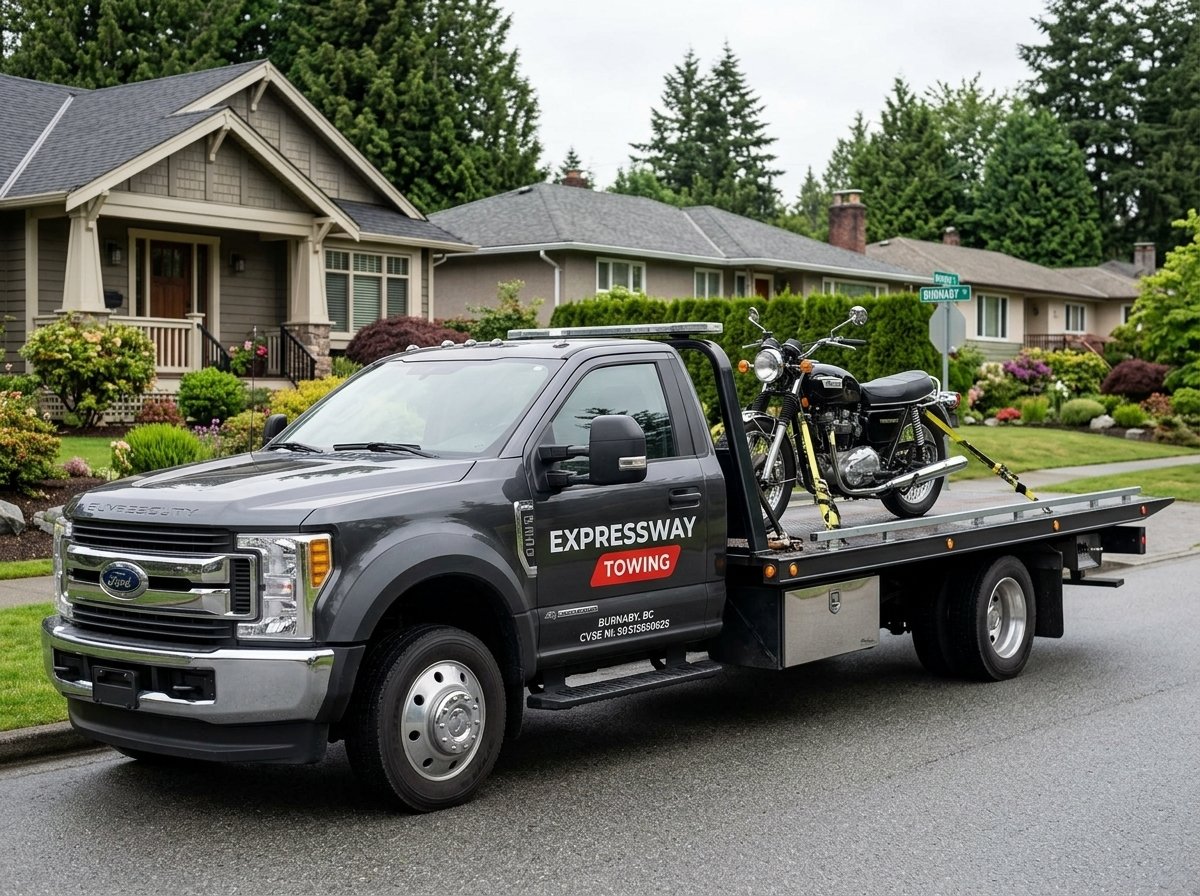 Motorcycle Towing Services in Burnaby BC​