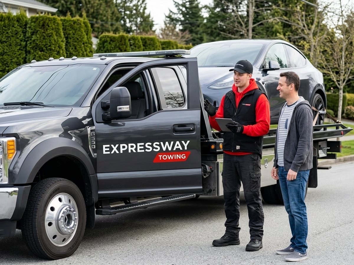 Tesla Towing Services in Burnaby BC​