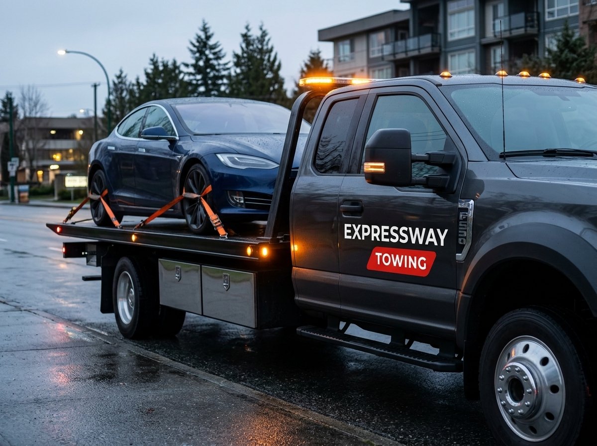Tesla Towing Services in Burnaby BC​