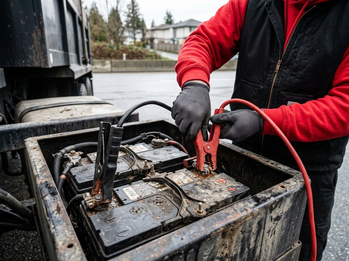 Heavy Vehicle Battery Boost Services in Burnaby BC