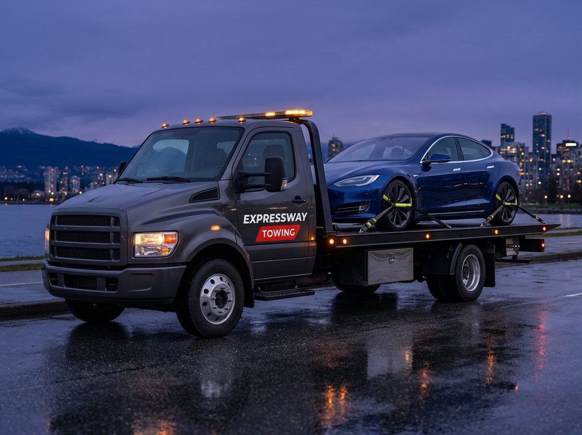 Tesla Towing Services in Vancouver BC​