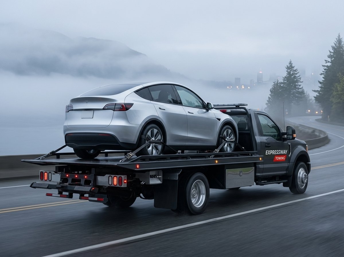Tesla Towing Services in Vancouver BC​