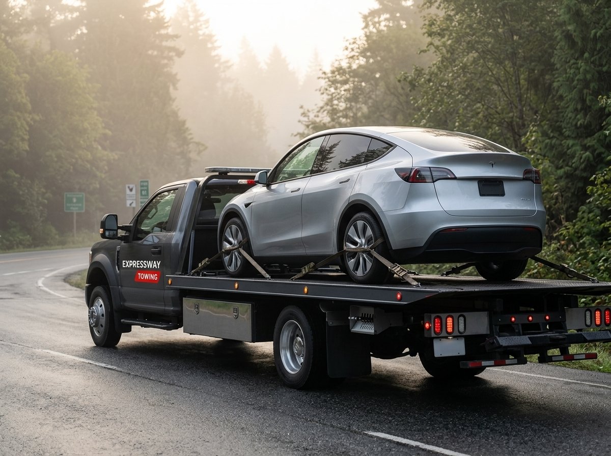 Tesla Towing Services in Vancouver BC​