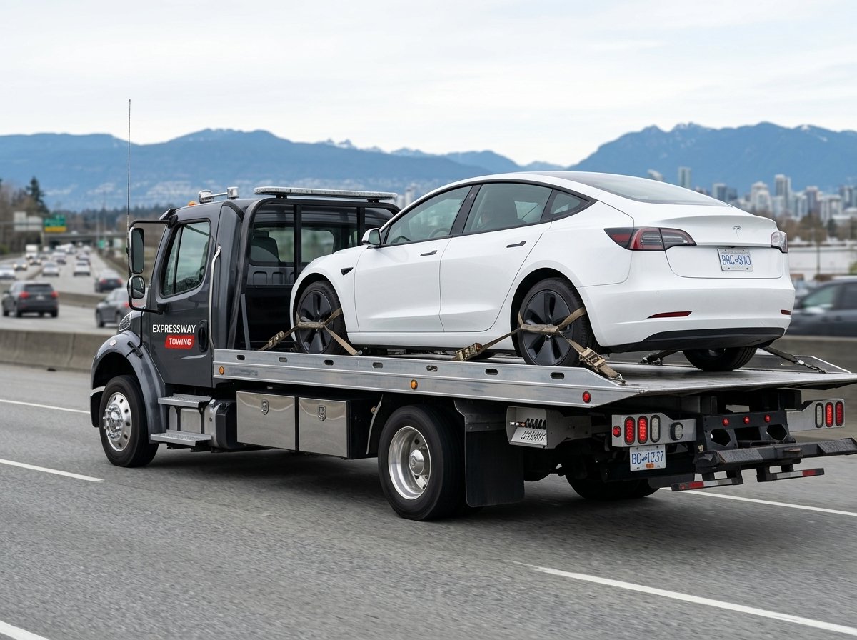 Tesla Towing Services in Vancouver BC​
