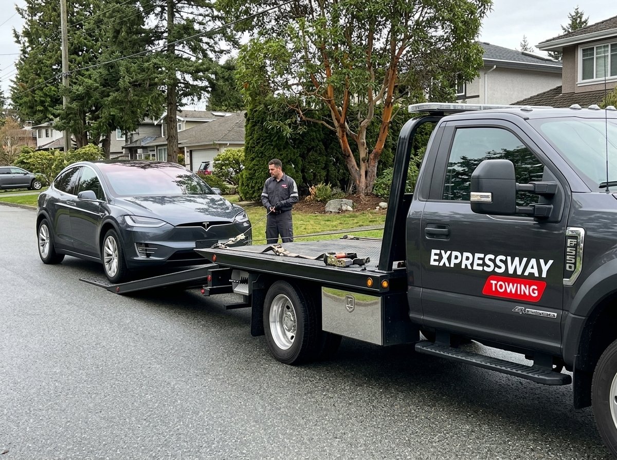 Tesla Towing Services in Vancouver BC​