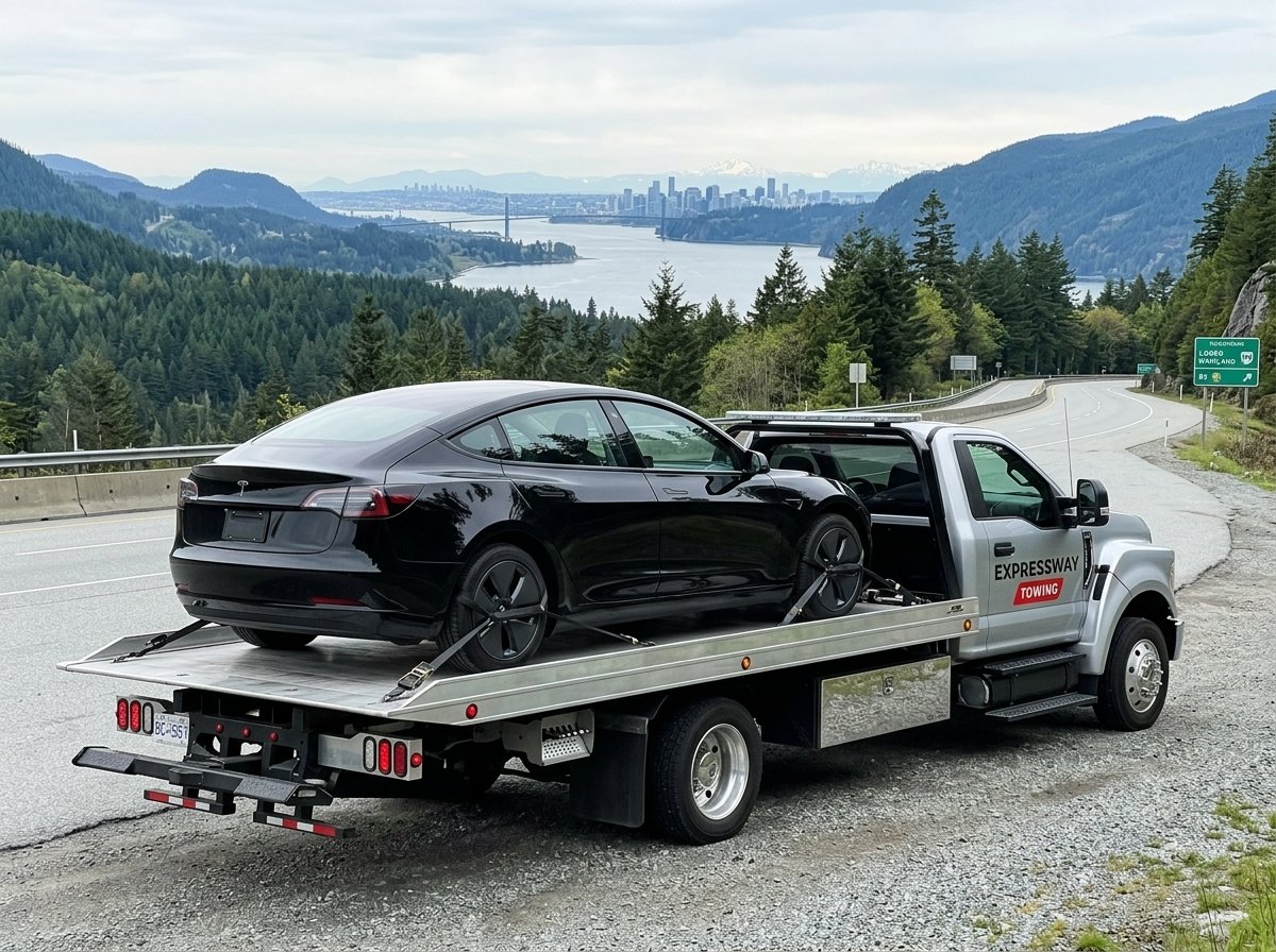 Tesla Towing Services in Vancouver BC​