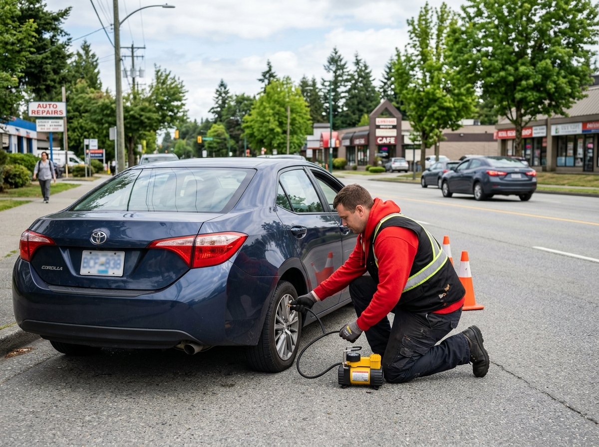 Tire Air Up Inflation Services in Burnaby BC​