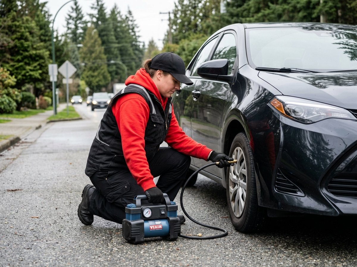 Tire Air Up Inflation Services in Burnaby BC​