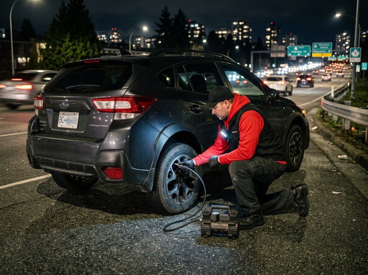 Tire Air Up Inflation Services in Burnaby BC​