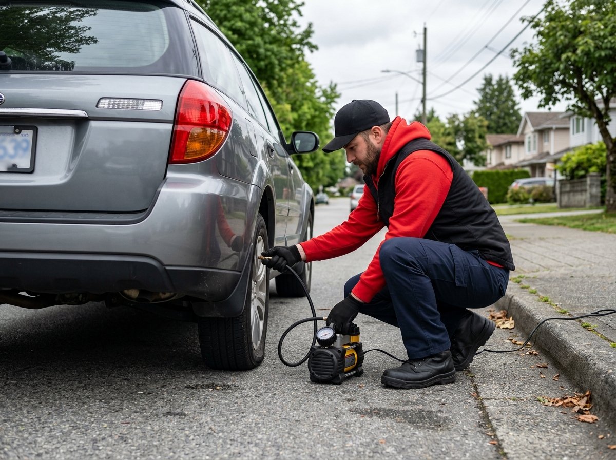 Tire Air Up Inflation Services in Burnaby BC​