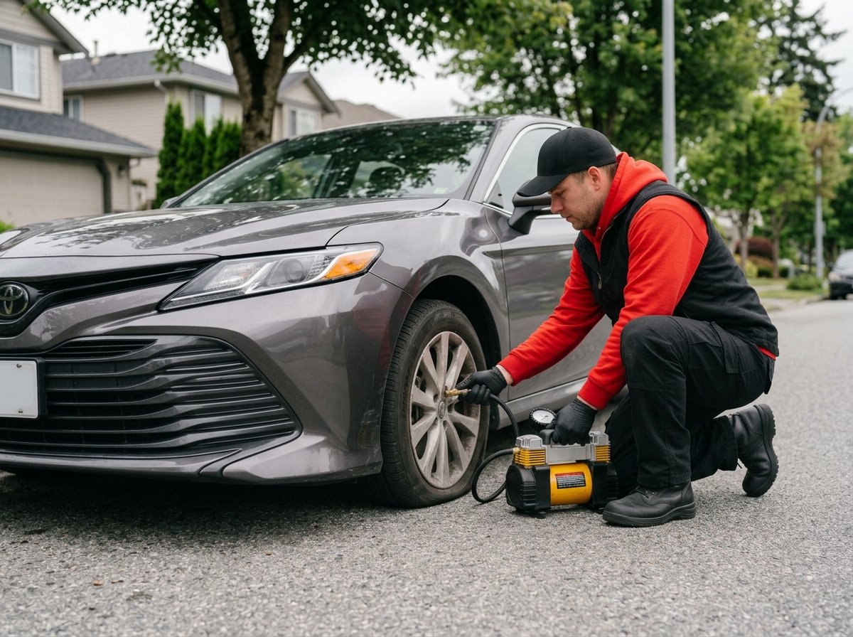 Tire Air Up Inflation Services in Burnaby BC​