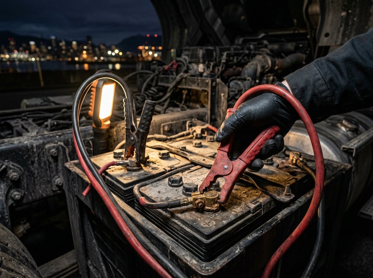 Heavy Vehicle Battery Boost Services in Vancouver BC