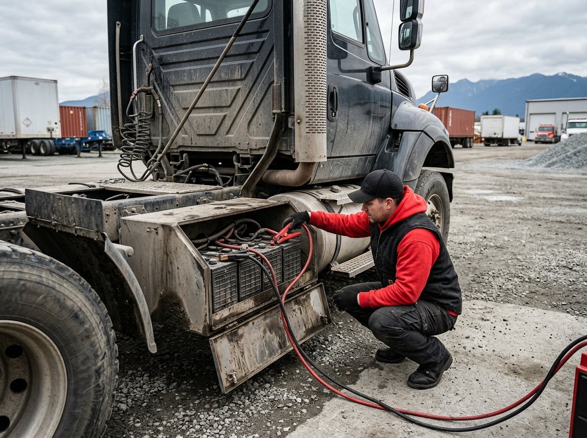Heavy Vehicle Battery Boost Services in Vancouver BC