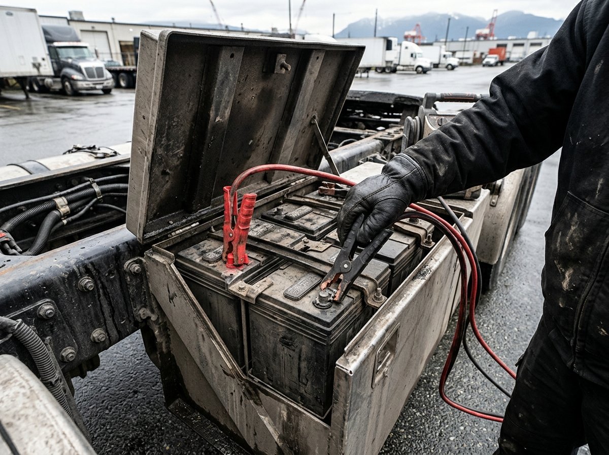 Heavy Vehicle Battery Boost Services in Vancouver BC