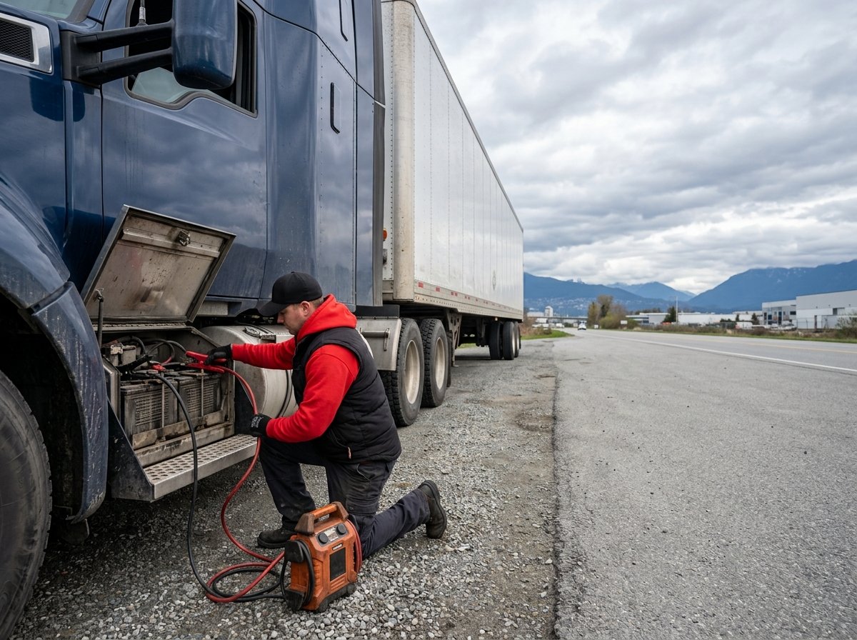 Heavy Vehicle Battery Boost Services in Vancouver BC