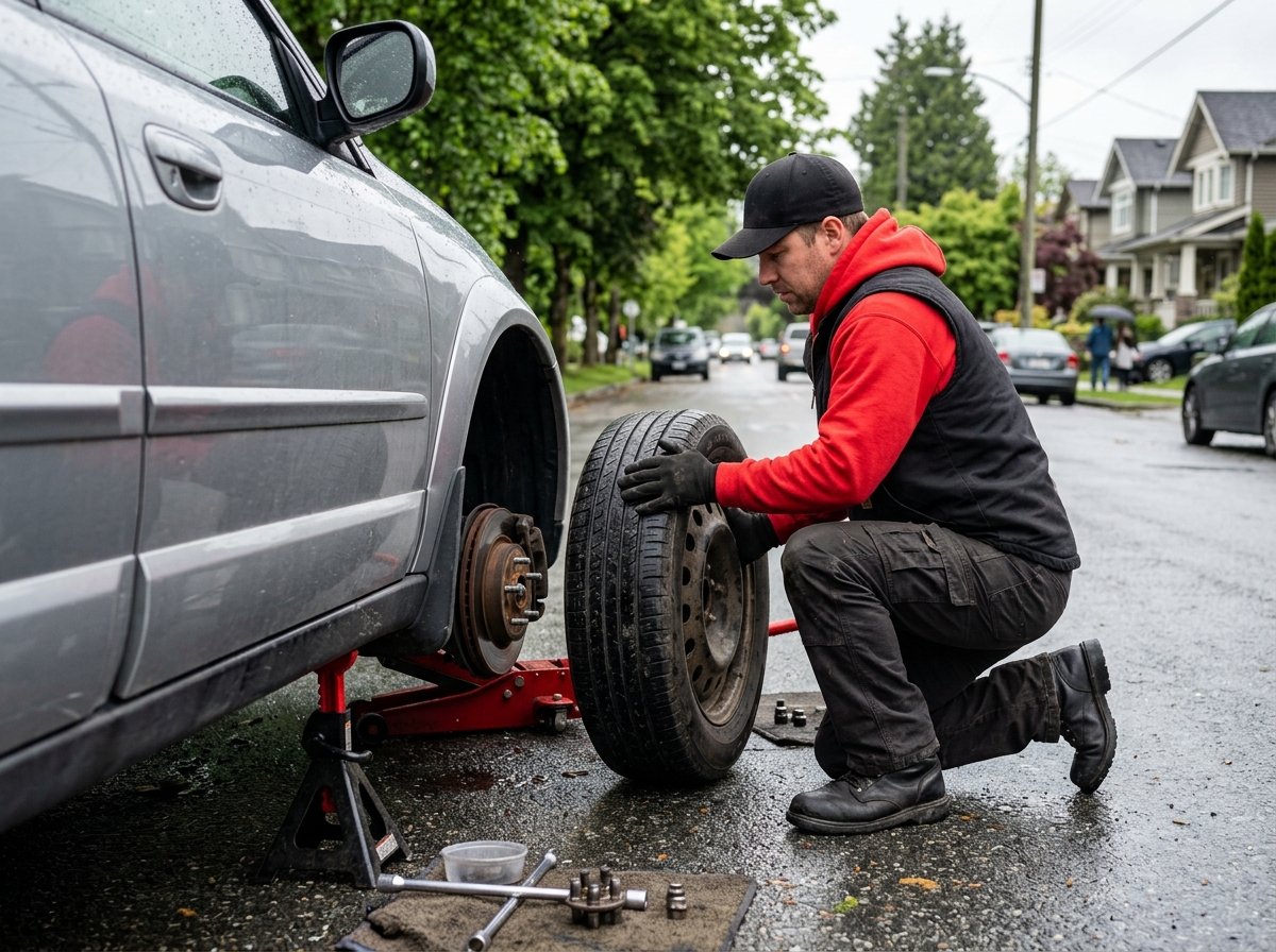 Mobile Tire Change Services in Vancouver BC