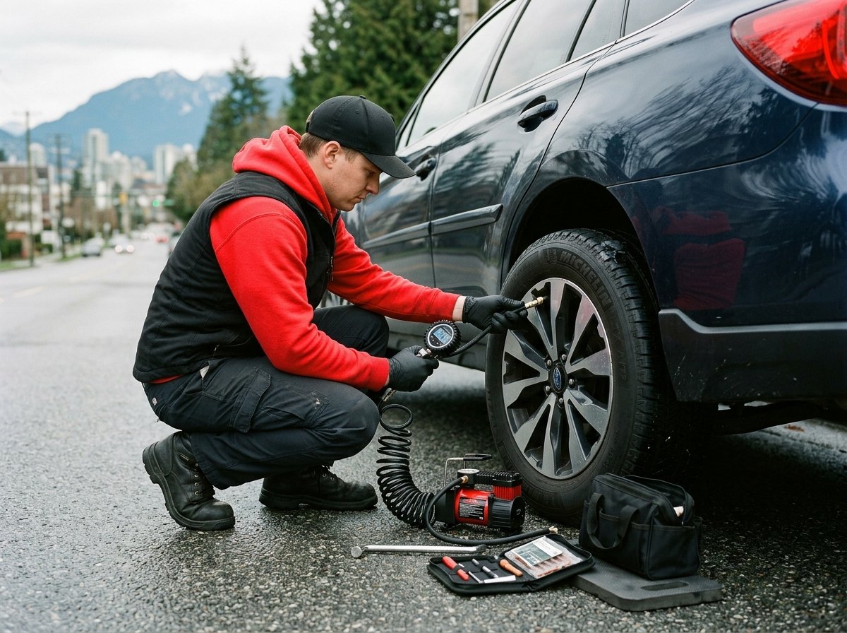 Tire Air Up Inflation Services in Vancouver BC