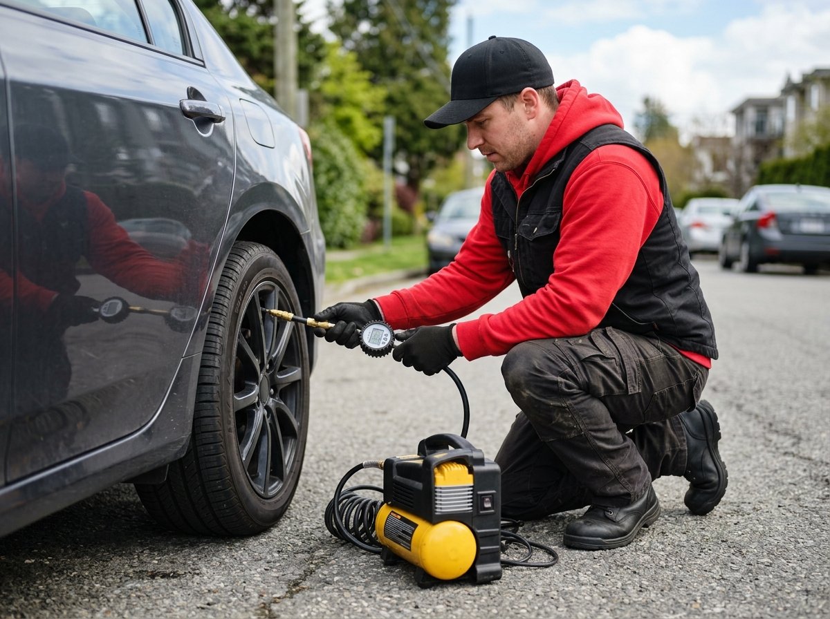 Tire Air Up Inflation Services in Vancouver BC