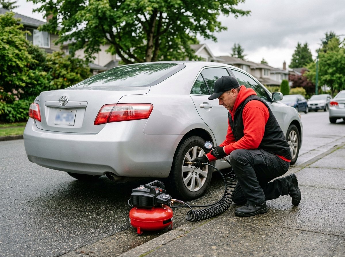 Tire Air Up Inflation Services in Vancouver BC