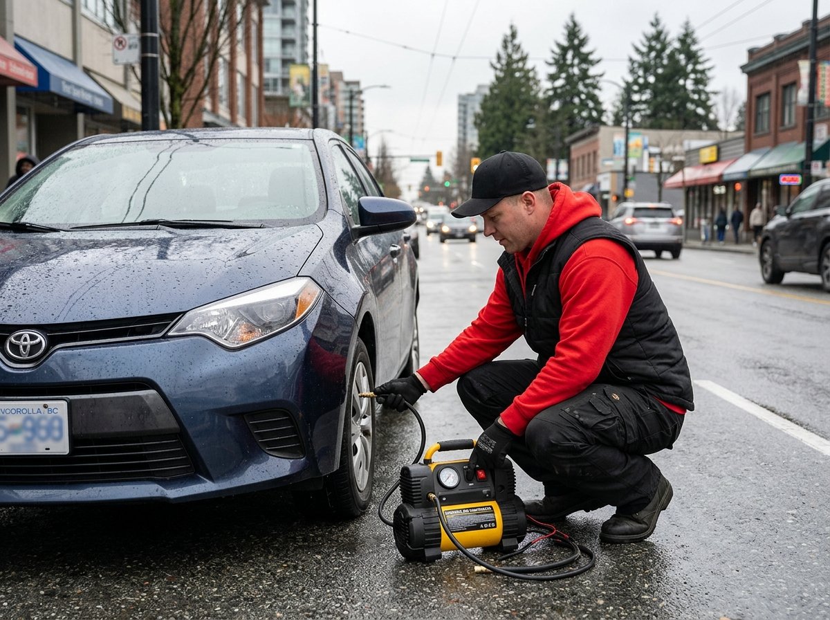 Tire Air Up Inflation Services in Vancouver BC