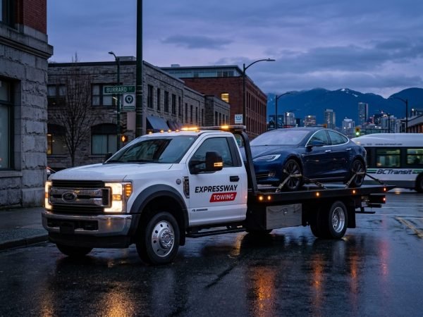 Tesla Towing Services in Vancouver BC​