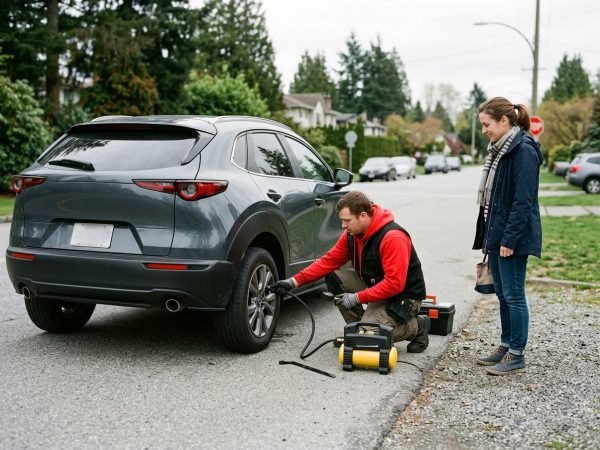 Tire Air Up Inflation Services in Burnaby BC​
